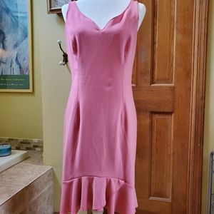 White House Black Market Flounce Dress size 10